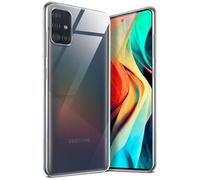 moex Aero Custodia Compatibile con Samsung Galaxy A51, Custodia in Silicone, Completamente Trasparente, Custodia Protettiva Ultra Sottile, Chiara, Crystal-Clear