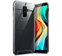 moex Aero Custodia Compatibile con Samsung Galaxy A6 Plus (2018), Custodia in Silicone, Completamente Trasparente, Custodia Protettiva Ultra Sottile, Chiara, Crystal-Clear