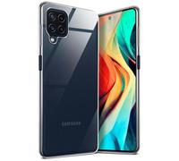 moex Aero Custodia compatibile con Samsung Galaxy M22, custodia in silicone, completamente trasparente, custodia protettiva ultra sottile, chiara, Crystal-Clear
