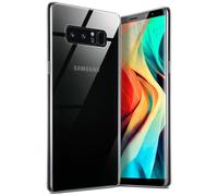 moex Aero Custodia Compatibile con Samsung Galaxy Note8, Custodia in Silicone, Completamente Trasparente, Custodia Protettiva Ultra Sottile, Chiara, Crystal-Clear