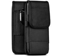 moex Agility Case compatibile con Ulefone Armor X13 - Custodia con passante per cintura, marsupio con moschettone + portapenne, custodia in nylon, protezione completa a 360 gradi, colore nero