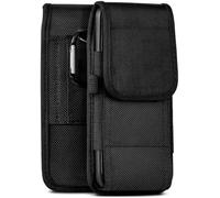 moex Agility - Custodia per Samsung Galaxy Z Flip 6, con passante per cintura, per cellulare, per esterni, in nylon, con moschettone, colore: Nero