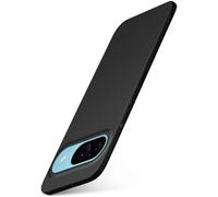 moex Alpha Case per Google Pixel 9 Custodia Ultra Sottile, Custodia con Protezione Aumentata della Fotocamera, Slim Cover Cover rigida Backcover Sottile Custodia Minimalistica, Nero Opaco