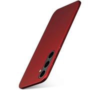 moex Alpha Case per Samsung Galaxy S23 FE Custodia minimalista antiurto e leggera, ultra sottile, custodia ultra sottile, in plastica, colore: rosso opaco