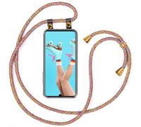 moex Collana per Cellulare Compatibile con Huawei P30, Custodia con Cinturino Regolabile in Rainbow