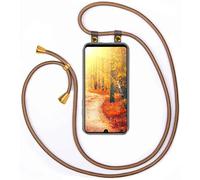moex Collana per Cellulare Compatibile con Huawei P30 Pro/P30 PRO New Ed, Custodia con Cinturino Regolabile in Oro