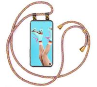 moex Collana per Cellulare Compatibile con Samsung Galaxy S10e, Custodia con Cinturino Regolabile in Rainbow