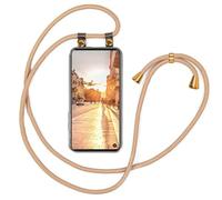 moex Collana per Cellulare Compatibile con Samsung Galaxy S10e, Custodia con Cinturino Regolabile in Oro