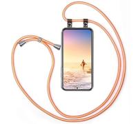 moex Collana per cellulare compatibile con Samsung Galaxy S21 Ultra, custodia con cinturino regolabile in Oro rosa
