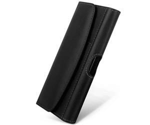 moex Comoda custodia trasversale con clip per cintura compatibile con Samsung Galaxy A26 5G | Universale con passante per cintura e chiusura magnetica, nero