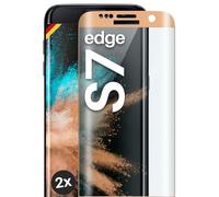 moex CurveProtect - Pellicola protettiva in vetro temperato per Samsung Galaxy S7 Edge Full Screen senza bordi, tutto lo schermo completamente coperto, pellicola protettiva in vetro curvo 3D