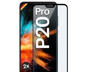 moex CurveProtect - Pellicola protettiva per Huawei P20 Pro, pellicola protettiva Full Screen senza bordi, completamente coperta, pellicola protettiva in vetro temperato 3D, colore: Nero