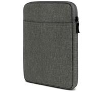 moex Custodia per eBook Pocketbook InkPad Color 3 con cerniera e scomparto per accessori, in tessuto e-reader Sleeve morbida imbottita, custodia protettiva minimalista Dash Case, grigio scuro