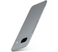 moex Custodia per Google Pixel 8a, ultra sottile, con protezione elevata della fotocamera, sottile, sottile, minimalista alfa, colore: tortora opaco