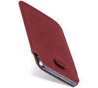 moex Custodia per Samsung Galaxy A5 (2017), ultra sottile, in pelle PU, con protezione completa a 360°, colore: rosso