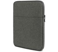moex Custodia per tablet Acer Iconia Tab M10 - Custodia con scomparto per accessori, in fibra di poliestere, minimalista con chiusura lampo, impermeabile, grigio scuro