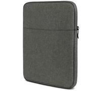 moex Custodia per tablet Cubot Tab Kingkong - Custodia con scomparto per accessori, in fibra di poliestere, minimalista con chiusura lampo, impermeabile, grigio scuro