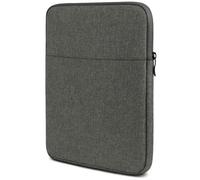 moex Custodia per tablet Kobo Elipsa 2E - Custodia con scomparto per accessori, in fibra di poliestere, minimalista con chiusura lampo, impermeabile, grigio scuro, DC-7304-DU-GRAU