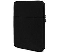 moex Custodia per tablet Microsoft Surface Go (10 pollici) - Custodia con scomparto per accessori, fibra di poliestere, minimalista con chiusura lampo, impermeabile, nero
