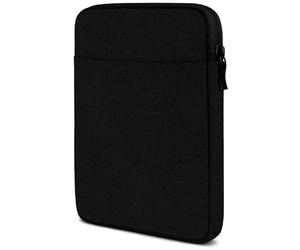 moex Custodia per tablet Samsung Galaxy Tab A9 con cerniera e scomparto per accessori, in nylon tessuto morbido imbottito, custodia protettiva minimalista Dash Case, nero