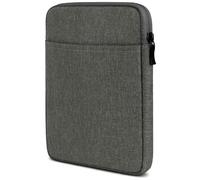 moex Custodia per tablet Ulefone Armor Pad - Custodia con scomparto per accessori, in fibra di poliestere, minimalista con chiusura lampo, impermeabile, grigio scuro, DC-1778-DU-GRAU