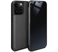 moex Custodia sottile a 360°, adatta per Apple iPhone 13 Pro, trasparente con display acceso, effetto laccato lucido, antracite