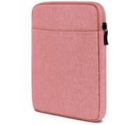 moex Custodia tablet per iPad mini 6/7 (2021/2024) con cerniera e scomparto per accessori, custodia in tessuto morbido imbottito, custodia per iPad, minimalista Dash Case, rosa