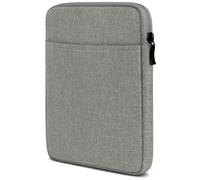 moex Custodia tablet per Samsung Galaxy Tab A9 con cerniera e scomparto per accessori, nylon tessuto morbido imbottito, custodia protettiva minimalista Dash Case, grigio