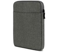 moex Custodia tablet per Samsung Galaxy Tab Active 2 - Custodia con scomparto per accessori, fibra di poliestere, minimalista con chiusura lampo, impermeabile, grigio scuro
