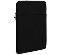 moex Custodia tablet per Samsung Galaxy Tab S10 Ultra con cerniera e scomparto per accessori, in nylon tessuto morbido imbottito, custodia protettiva minimalista Dash Case, nero