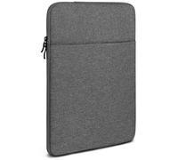 moex Custodia tablet per Samsung Galaxy Tab S11 Ultra con cerniera e scomparto per accessori, nylon tessuto morbido imbottito, custodia protettiva minimalista Dash Case, grigio scuro