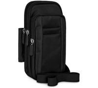 moex Dex - Custodia per Emporia ME.6, da uomo, con tracolla, clip per cintura e moschettone, resistente, impermeabile, colore: Nero