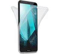 moex Doppia Custodia per Huawei Mate 10 Lite, Custodia in Silicone Trasparente, Custodia Protettiva Completa su Entrambi i Lati: Anteriore e Posteriore, Cristallo