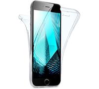 moex Doppia Custodia per iPhone 6s / iPhone 6, Custodia in Silicone Trasparente, Custodia Protettiva Completa su Entrambi i Lati: Anteriore e Posteriore, Cristallo