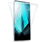 moex Doppia Custodia per Samsung Galaxy Note10, Custodia in Silicone Trasparente, Custodia Protettiva Completa su Entrambi i Lati: Anteriore e Posteriore, Cristallo