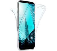 moex Doppia Custodia per Samsung Galaxy Note9, Custodia in Silicone Trasparente, Custodia Protettiva Completa su Entrambi i Lati: Anteriore e Posteriore, Cristallo
