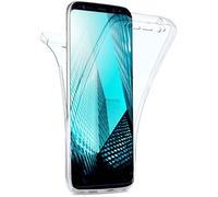 moex Doppia Custodia per Samsung Galaxy S8 Plus, Custodia in Silicone Trasparente, Custodia Protettiva Completa su Entrambi i Lati: Anteriore e Posteriore, Cristallo