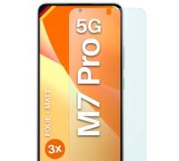 moex FlexProtect - Pellicola protettiva opaca per Poco M7 Pro 5G, pellicola protettiva opaca contro i riflessi, antiriflesso con protezione solare, compatibile con qualsiasi custodia per cellulare, 3