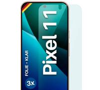 moex FlexProtect - Pellicola protettiva per display per Google Pixel 11, ultra trasparente, HD, 0,2 mm, compatibile con qualsiasi custodia, applicazione senza bolle, extra resistente ai graffi, 3
