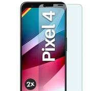 MoEx Pellicola in Vetro temperato Compatibile con Google Pixel 4, Pellicola Protettiva infrangibile per Display, Pellicola in Vetro Anti sfondamento Crystal Clear, 2 Pezzi