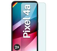 moex Pellicola in Vetro temperato Compatibile con Google Pixel 4a, Pellicola Protettiva infrangibile per Display, Pellicola in Vetro Anti sfondamento Crystal Clear, 2 Pezzi