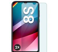 MoEx Pellicola in Vetro temperato Compatibile con Honor 8S, Pellicola Protettiva infrangibile per Display, Pellicola in Vetro Anti sfondamento Crystal Clear, 2 Pezzi