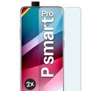 moex Pellicola in Vetro temperato Compatibile con Huawei P Smart PRO, Pellicola Protettiva infrangibile per Display, Pellicola in Vetro Anti sfondamento Crystal Clear, 2 Pezzi