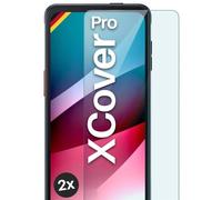 moex Pellicola in Vetro temperato Compatibile con Samsung Galaxy Xcover PRO, Pellicola Protettiva infrangibile per Display, Pellicola in Vetro Anti sfondamento Crystal Clear, 2 Pezzi