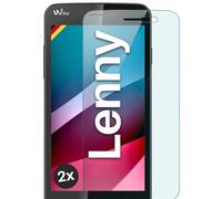MoEx Pellicola in Vetro temperato Compatibile con Wiko Lenny, Pellicola Protettiva infrangibile per Display, Pellicola in Vetro Anti sfondamento Crystal Clear, 2 Pezzi