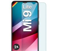 MoEx Pellicola in Vetro temperato Compatibile con Xiaomi Mi 9 Lite, Pellicola Protettiva infrangibile per Display, Pellicola in Vetro Anti sfondamento Crystal Clear, 2 Pezzi