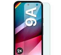 moex ShockProtect - Pellicola protettiva in vetro temperato per Google Pixel 9a, durezza 9H, pellicola protettiva per display 9H, ultra trasparente, compatibile con ogni custodia, 2 pezzi