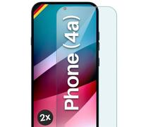 moex ShockProtect - Pellicola protettiva in vetro temperato per Nothing Phone (4a), durezza 9H, compatibile con qualsiasi custodia, 2 pezzi