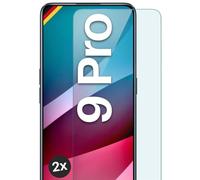 moex ShockProtect - Pellicola protettiva in vetro temperato per Realme 9 Pro, durezza 9H, antigraffio e infrangibile, pellicola protettiva HD ultra trasparente, 2 pezzi