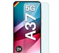 moex ShockProtect - Pellicola protettiva in vetro temperato per Samsung Galaxy A37 5G, ultra trasparente, compatibile con ogni custodia, 2 pezzi
